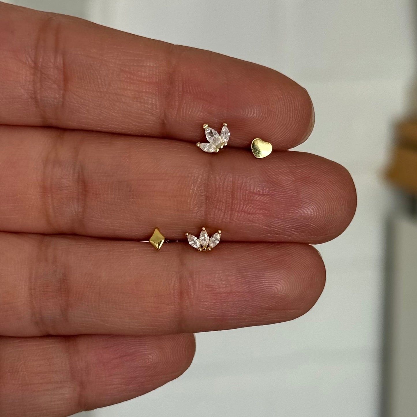 Piercing Fiore Flatback