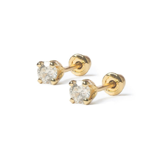 Broquel Circonia Oro 10k