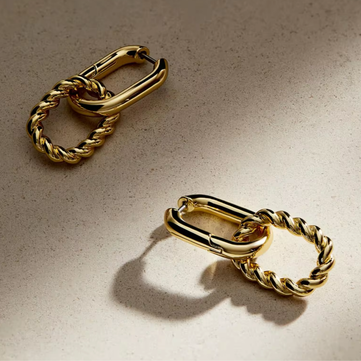 Par Arracadas Oval Link