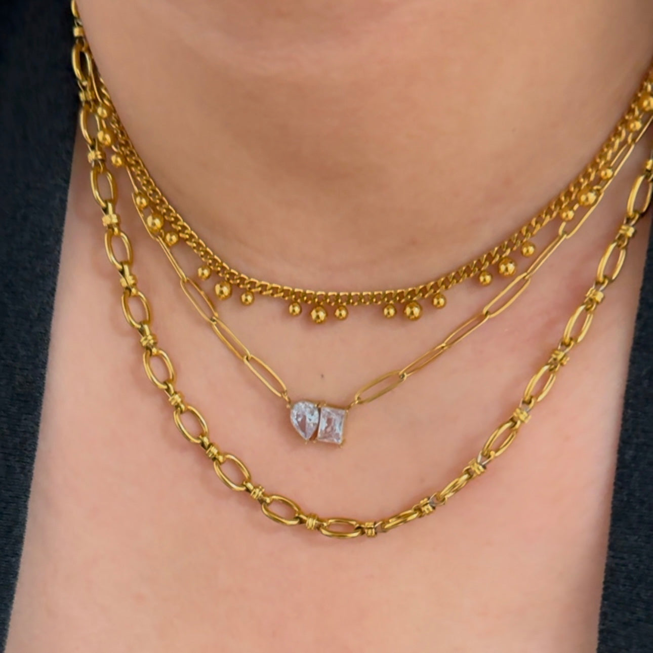 Collar Crystal Duo