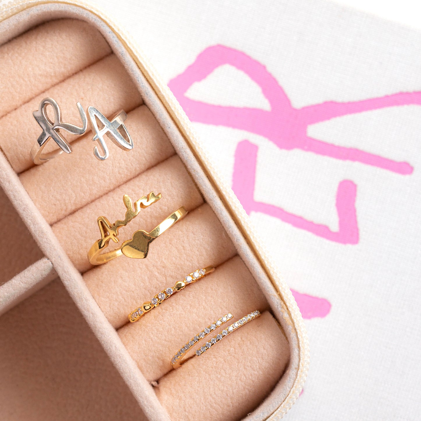 Anillo Nombre y Corazón