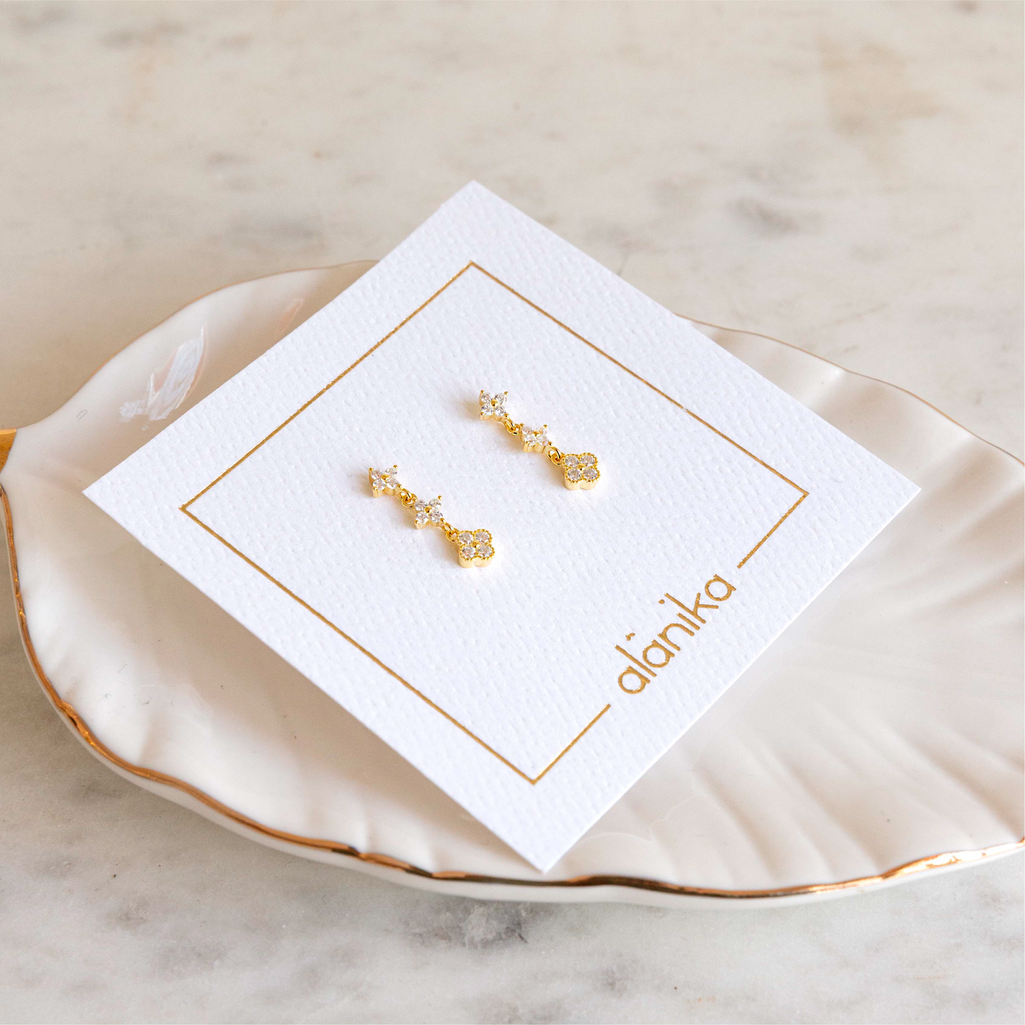 Aretes Lluvia de Flores