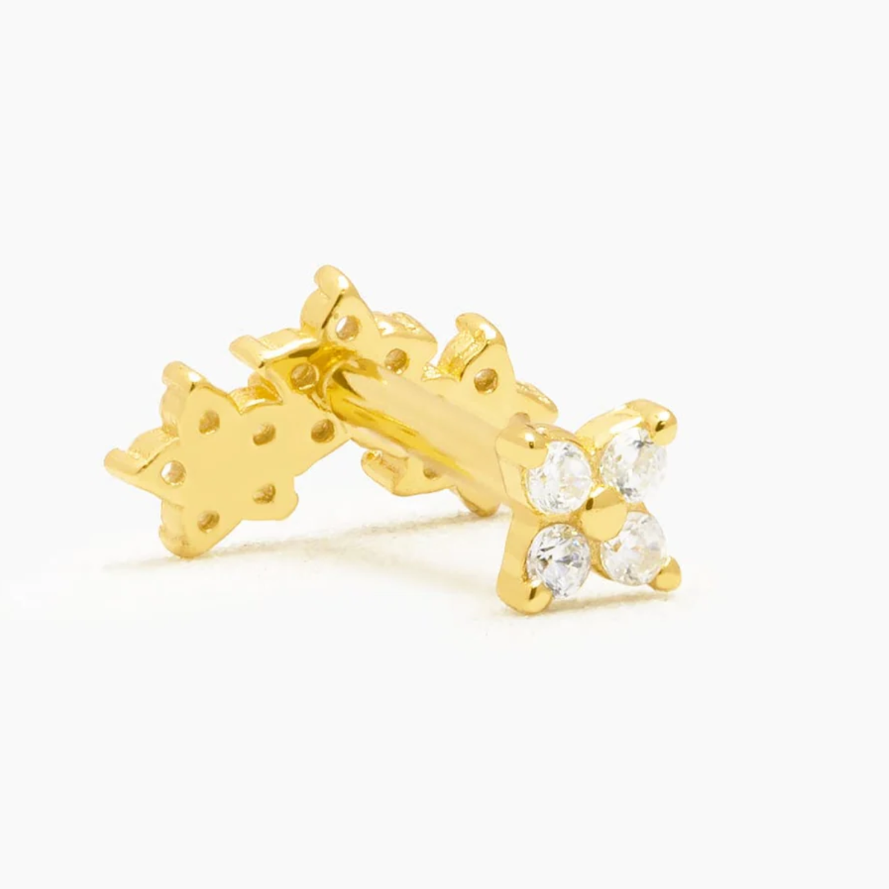 Piercing Flores Flatback