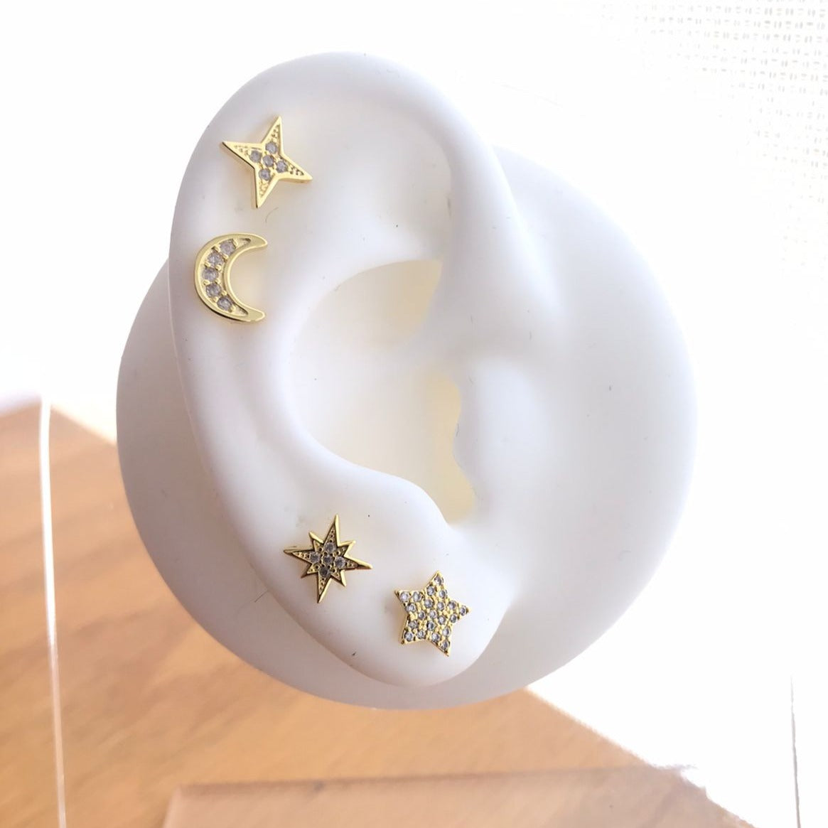 Set 4 aretes Star