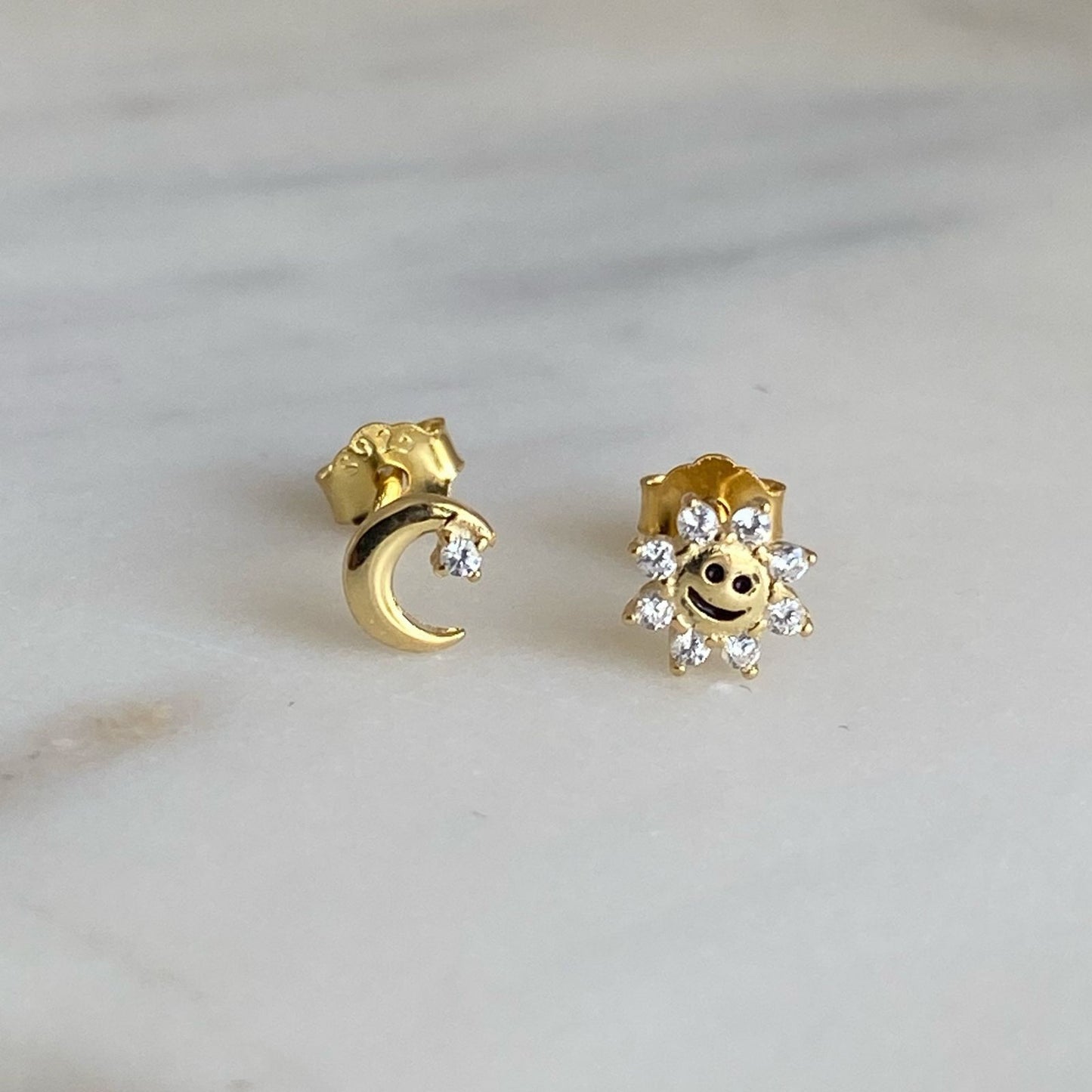 Aretes Sol y Luna