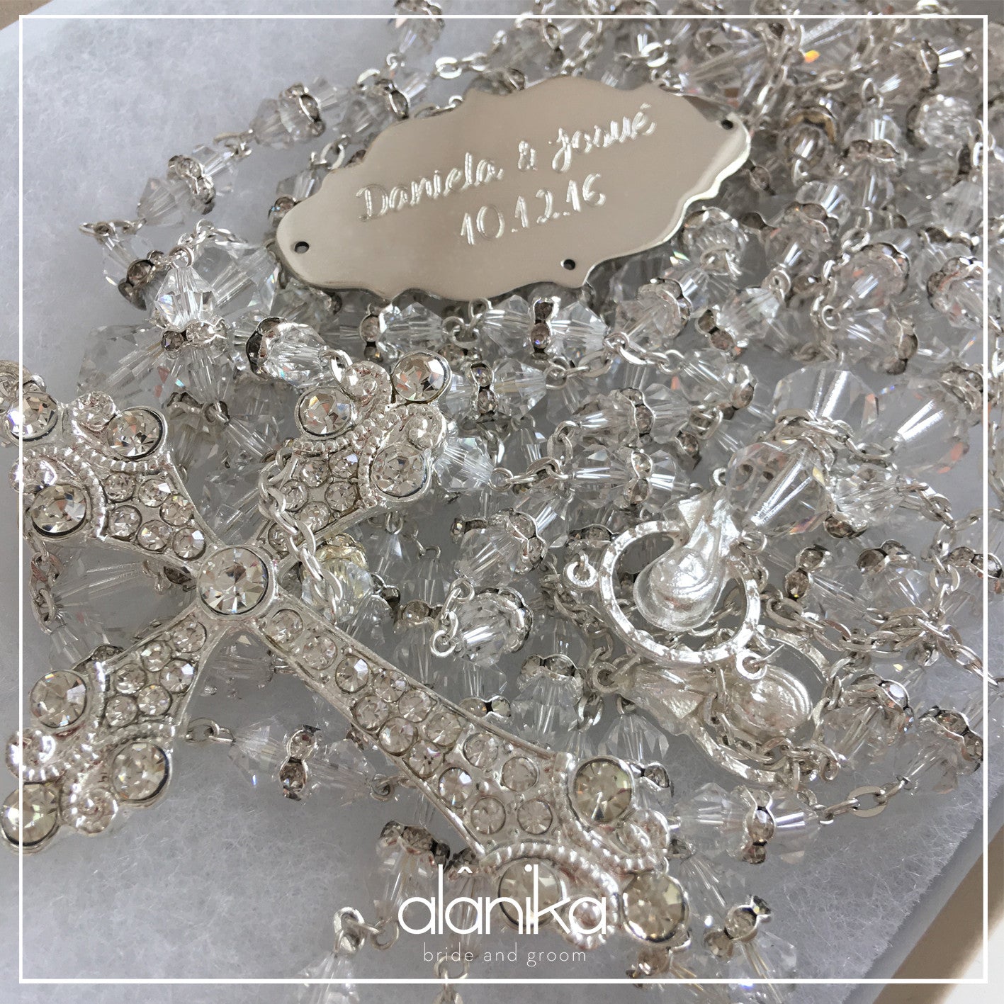 Placa para lazo grabada