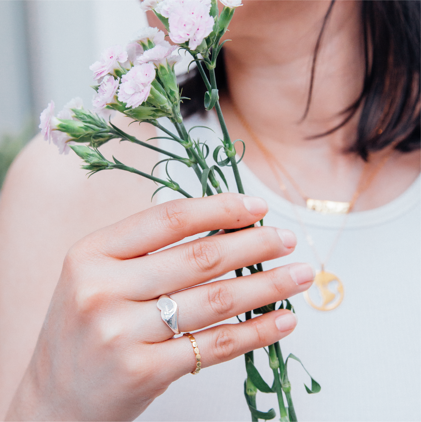 Anillo Signet Corazón