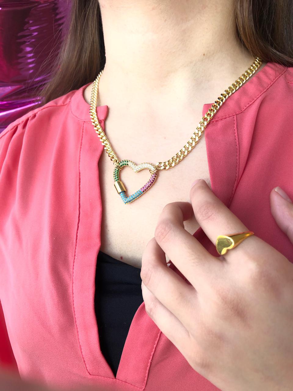 Anillo Signet Corazón