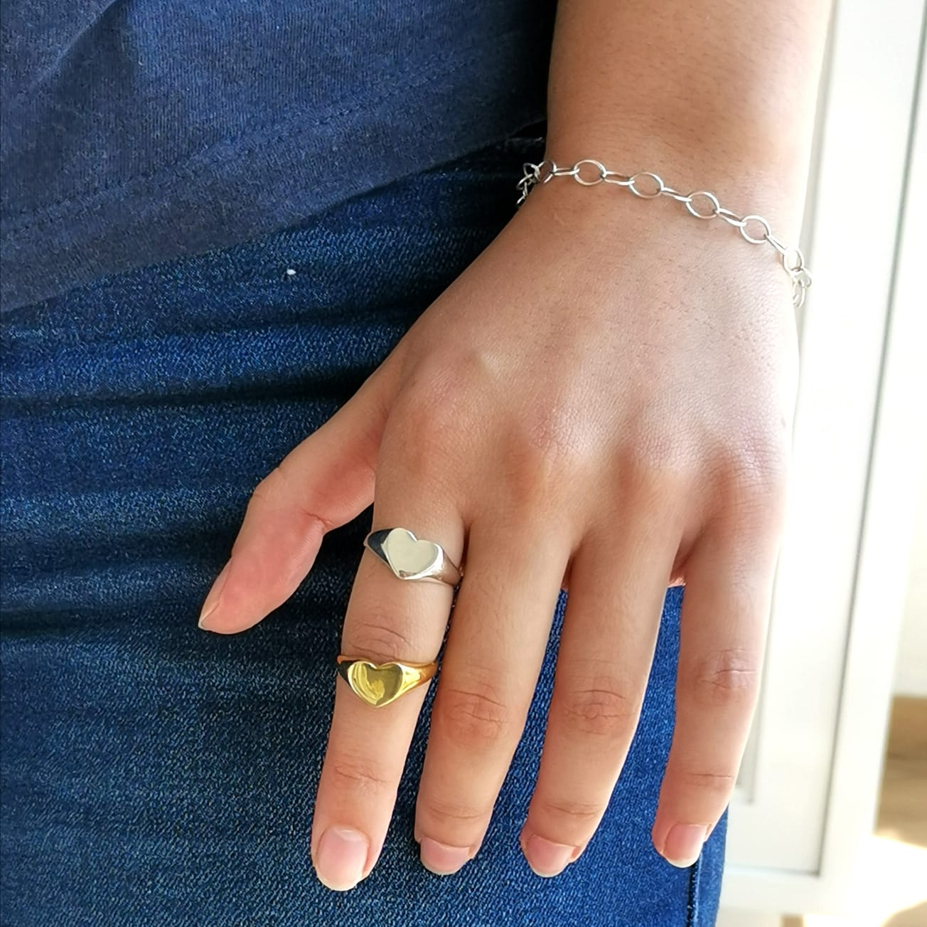 Anillo Signet Corazón
