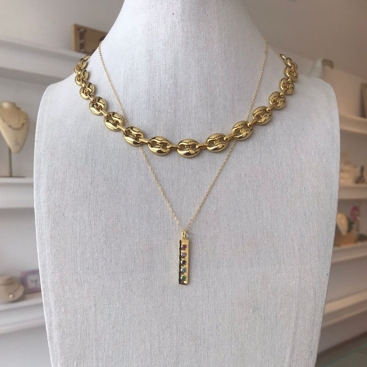 Collar Barrita Rainbow