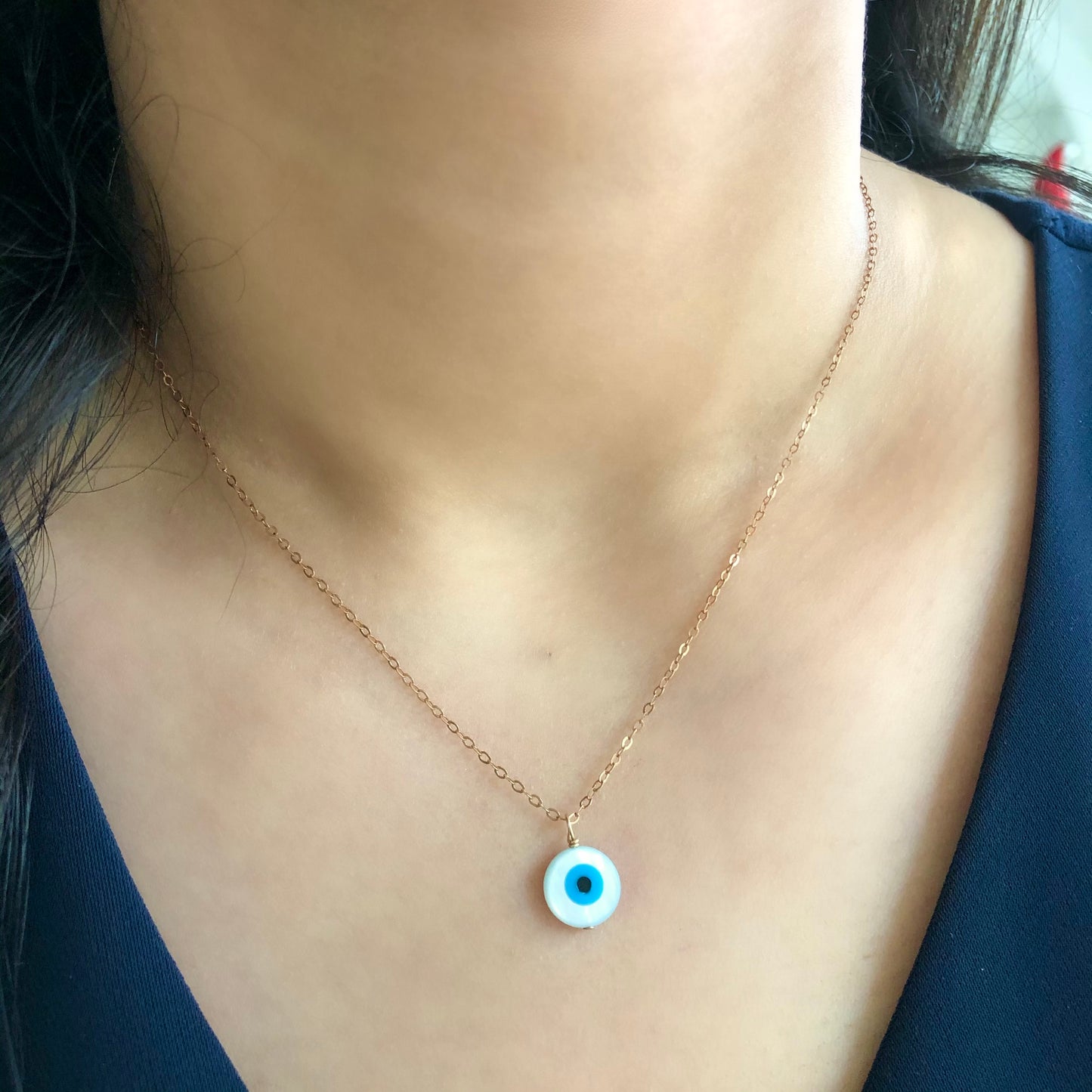 Collar con Ojito Madre Perla