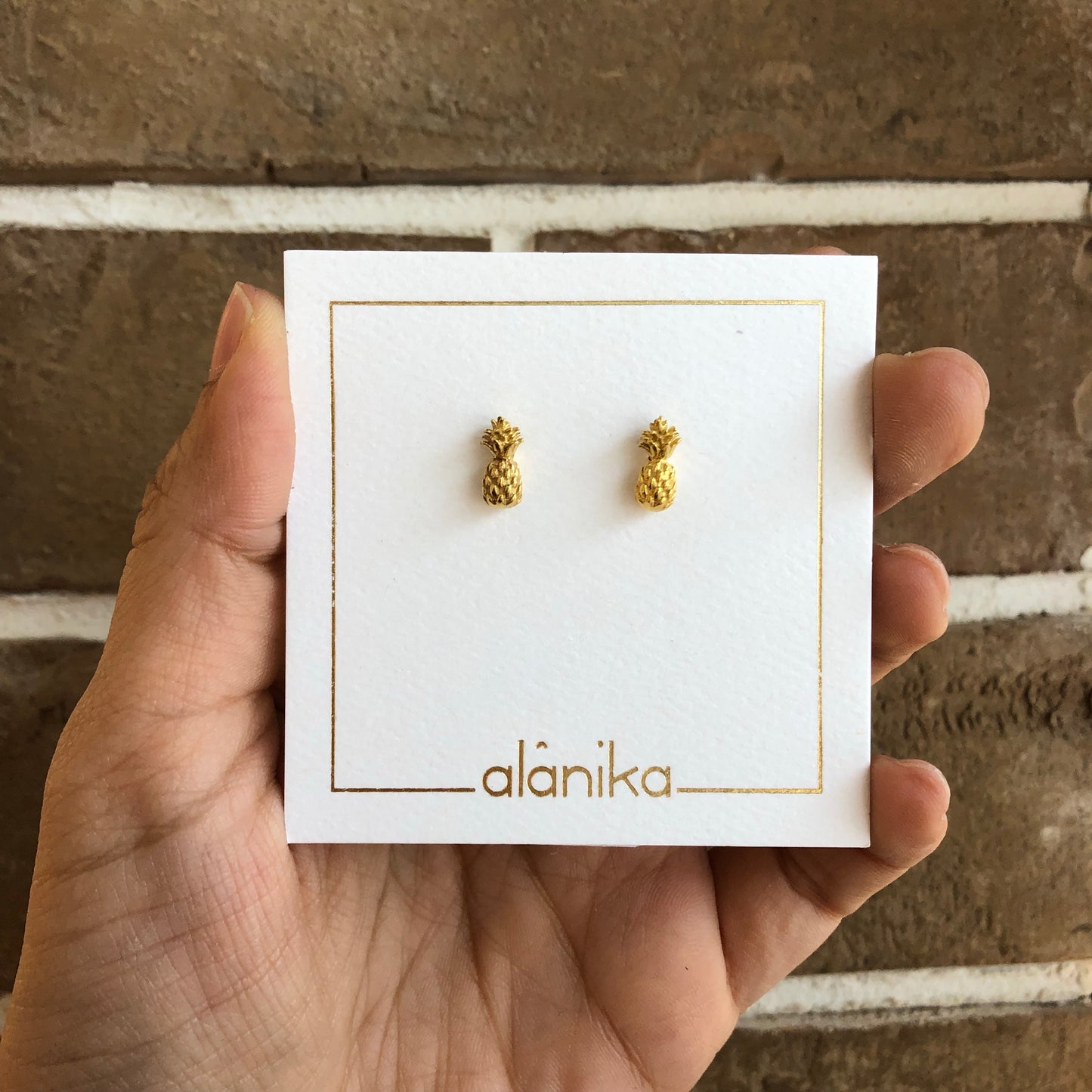 Aretes Piña para la Niña