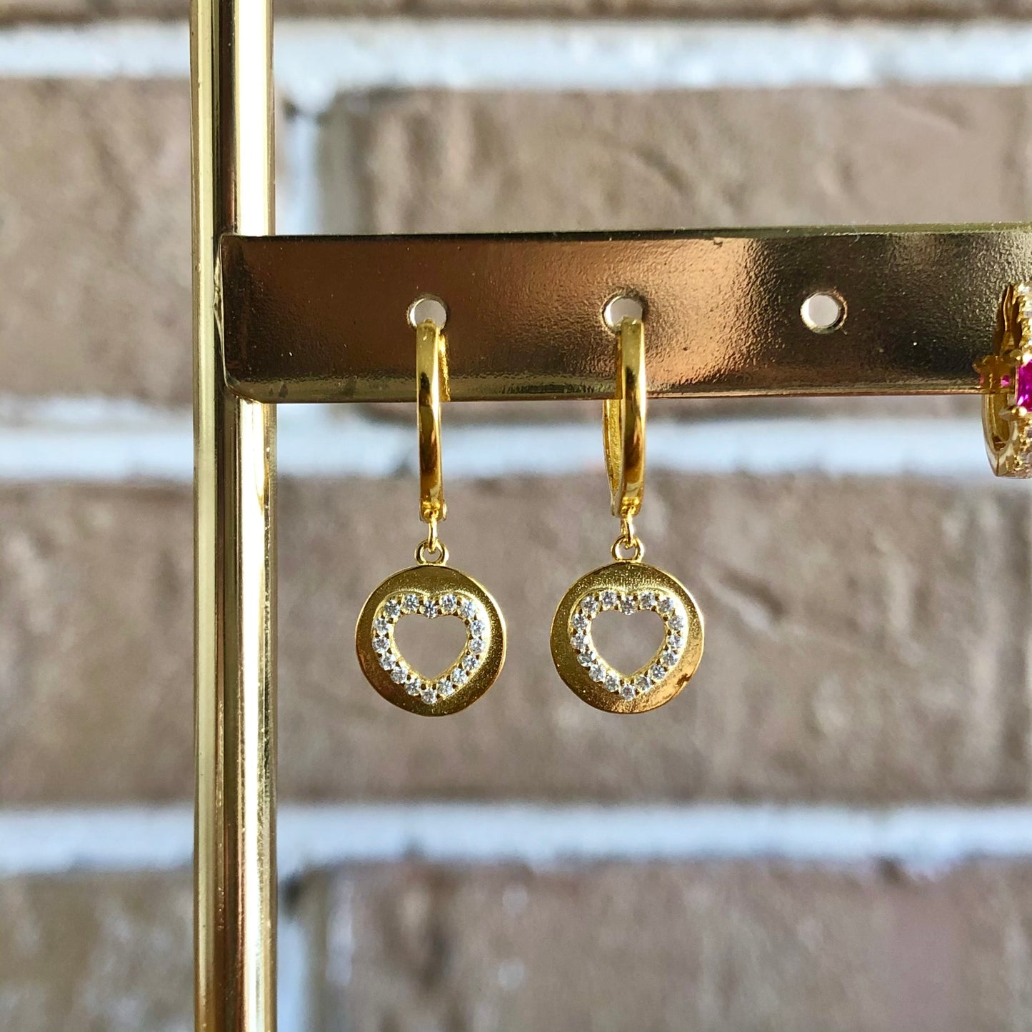 Par Arracadas Shiny Heart