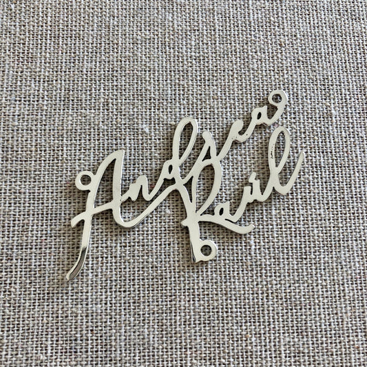 Centro de Lazo Personalizado con Nombres