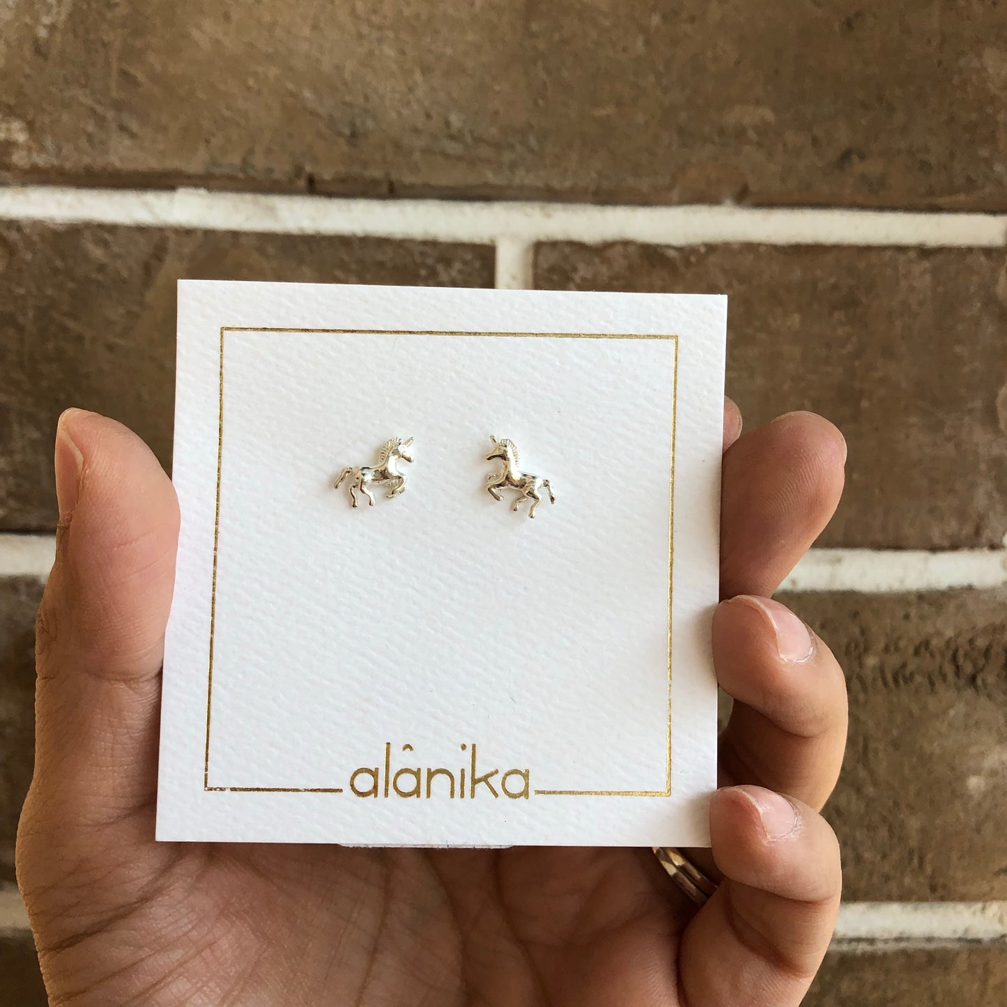 Aretes Unicornio