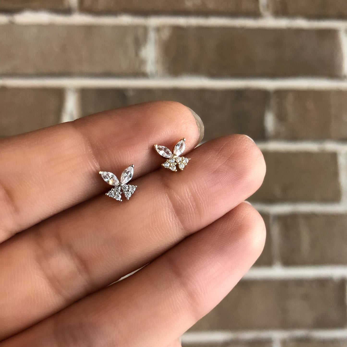 Piercing Mariposa Cristal