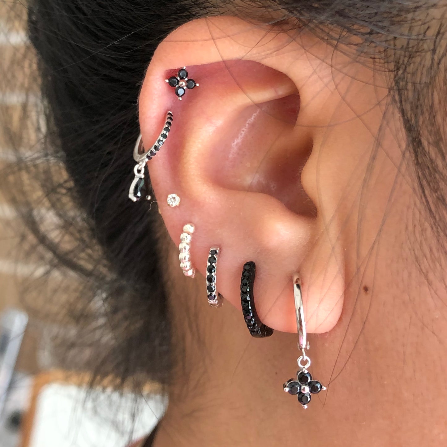 Arracada Mini Circonia