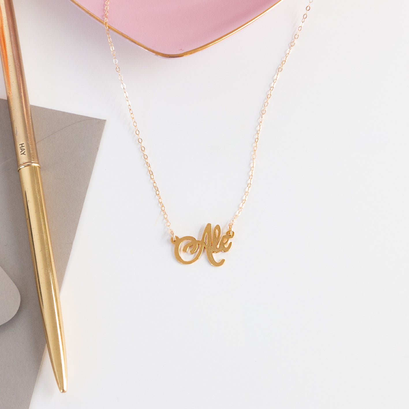 Collar nombre 3 letras