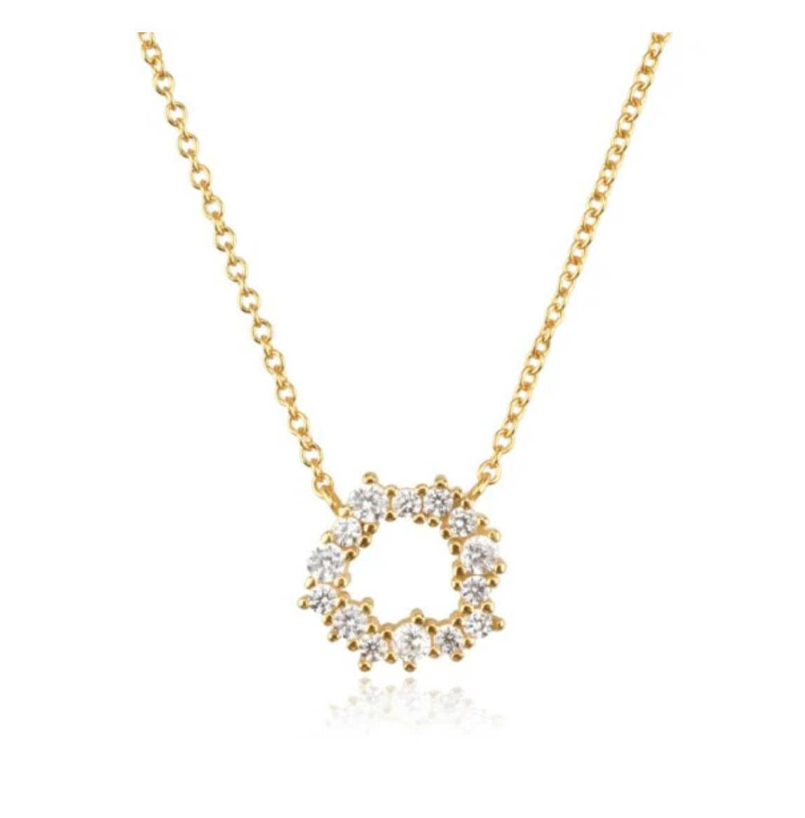 Collar Circulo Circonia