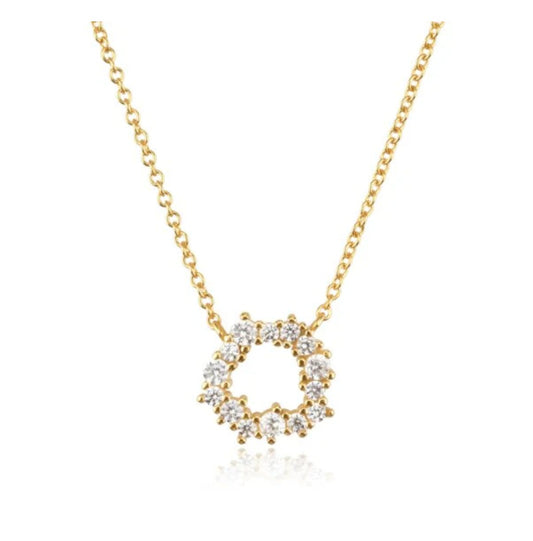 Collar Circulo Circonia