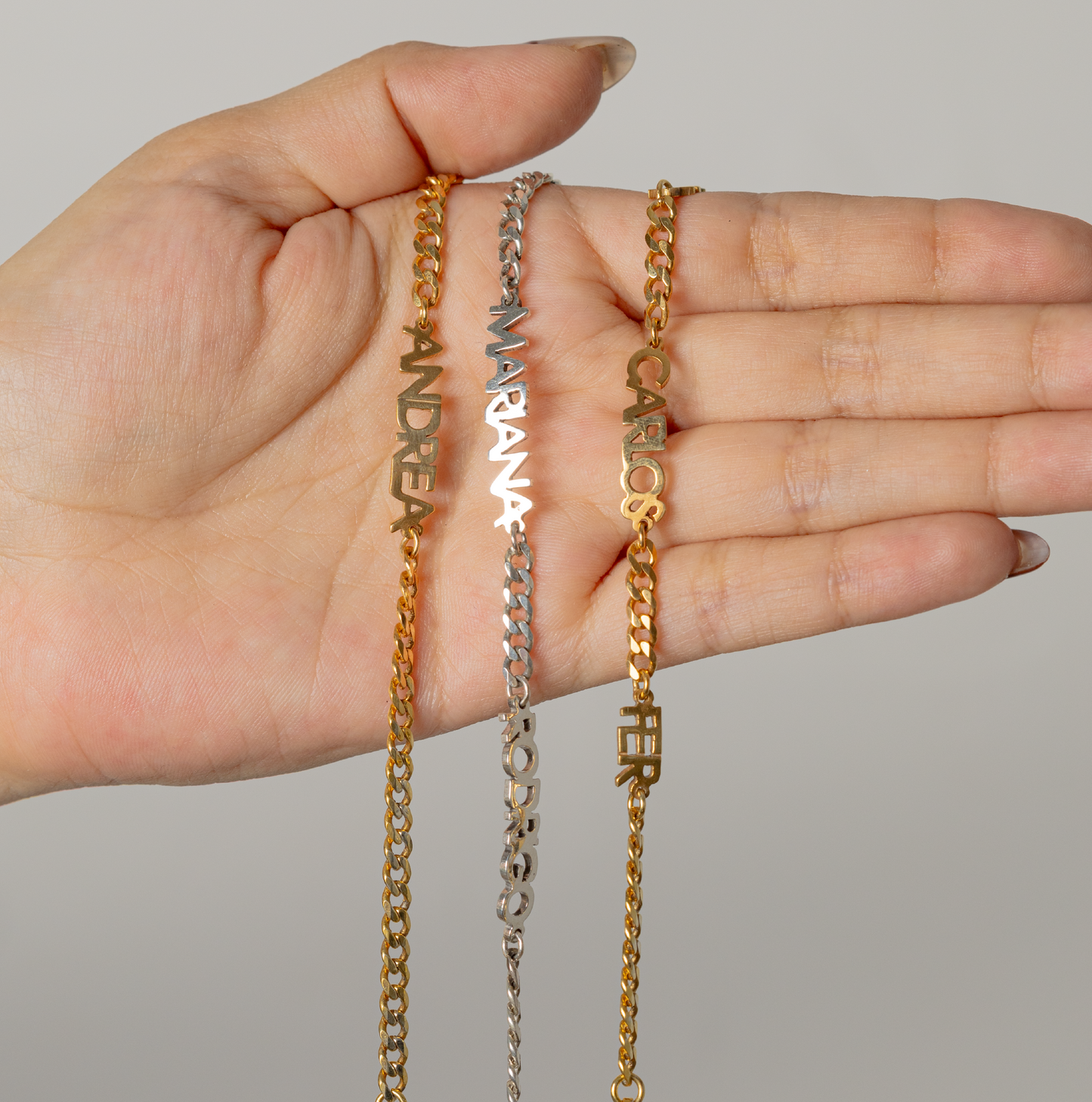 Brazalete con nombres