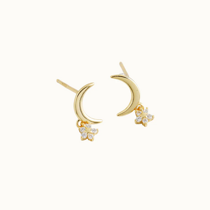 Par aretes Moonflower 🌙🌸
