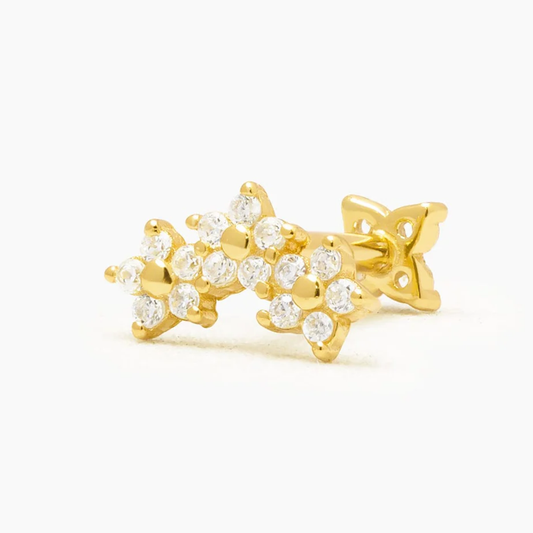 Piercing Flores Flatback