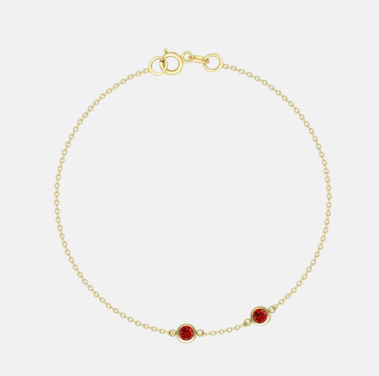 Pulsera 2 Birthstone