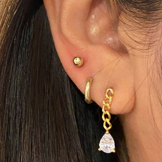 Aretes Chain Drop