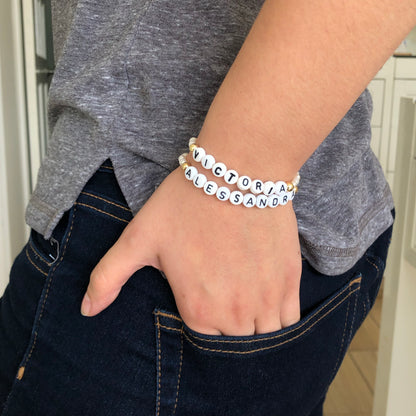 Pulsera Perlas personalizada